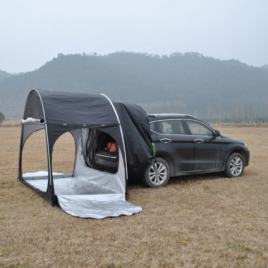 Camping Shelter Portable Waterproof Car Rear Tent And Bicycle Extension Tent Outdoor Large Space - Image 2