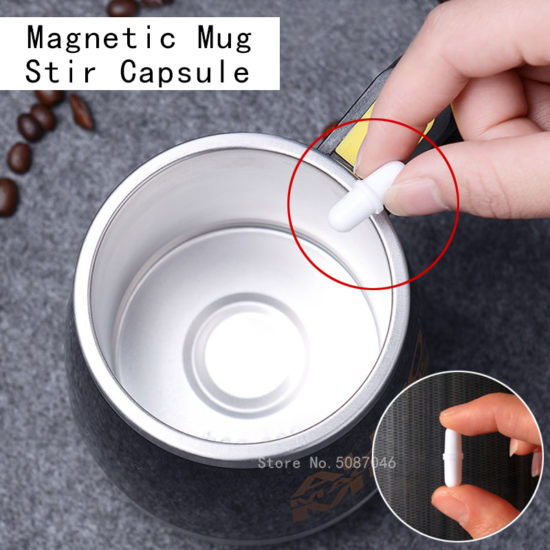 Capsule Mug Cylindrical Magnetic Non Corrosive Intelligent Mixer Thermo