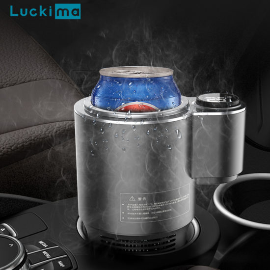 Smart 2 In 1 Heating And Cooling Cup In The Car for Coffee Milk Drinks Travel Mini Car Refrigerator