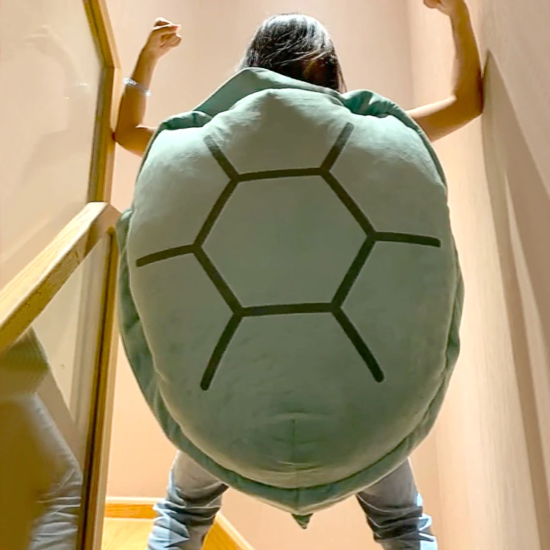 Turtle Shell Pillow Toys Big Tortoise Clothes Stuffed Soft for Sleeping Cushion Cosplay Game Gift - Image 3