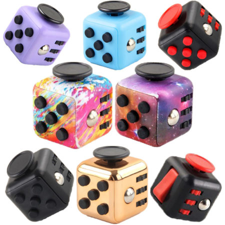 Cubes For Anti-Stress Relief Decompression Dice Fidget Toys Autism And Adult Fingertip Toys