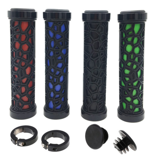 Dual Lock-on Bike Grips Bike Handlebar Grips for Mountain Bicycle - Image 2