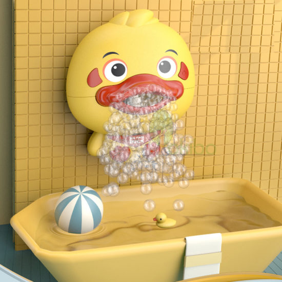 Cute Funny Automatic Duck Crabs Frog Bubble Maker For Bathroom And Shower Party Game for Kids Outdoor Playing