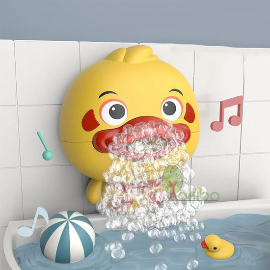 Cute Funny Automatic Duck Crabs Frog Bubble Maker For Bathroom And Shower Party Game for Kids Outdoor Playing - Image 2