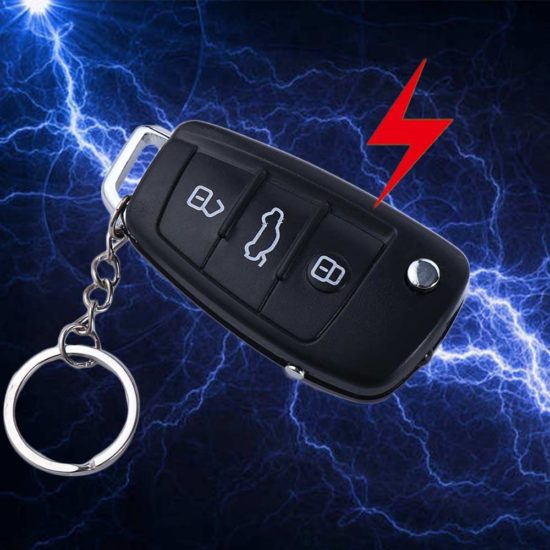 Car Key Electric Shock Toy Practical Funny Prank Toys for Children Kids Gift