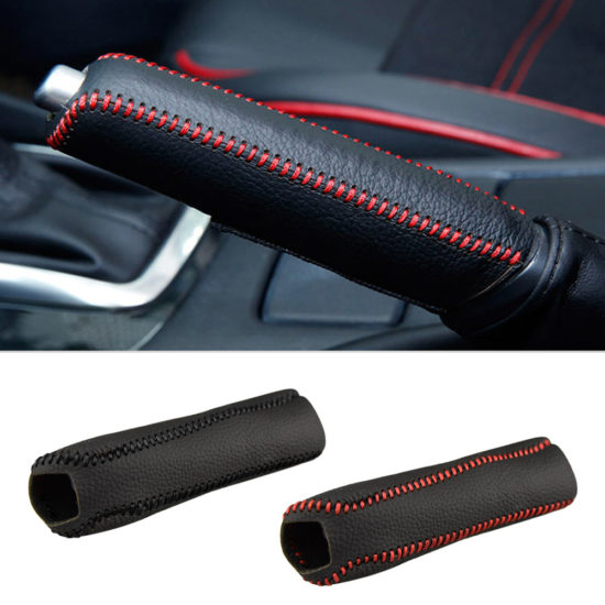 Leather Gears Handbrake Cover Auto Interior for Volkswagen VW Passat B7 B8 Bora POLO GOLF 6 7 Jetta MK6 RS