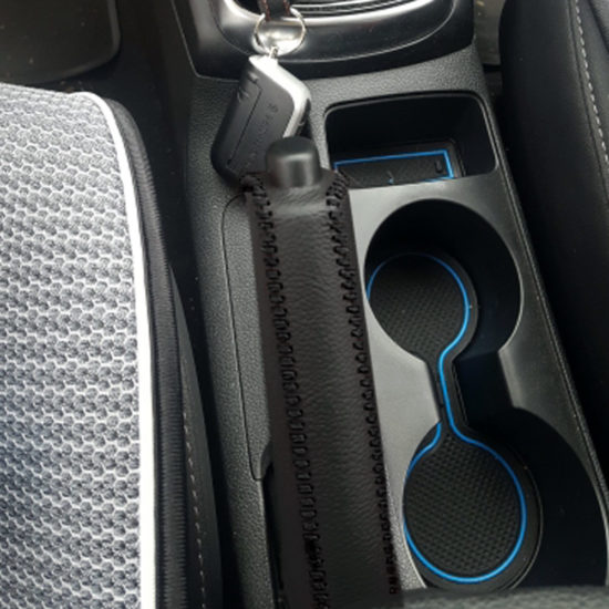 Leather Gears Handbrake Cover Auto Interior for Volkswagen VW Passat B7 B8 Bora POLO GOLF 6 7 Jetta MK6 RS - Image 2