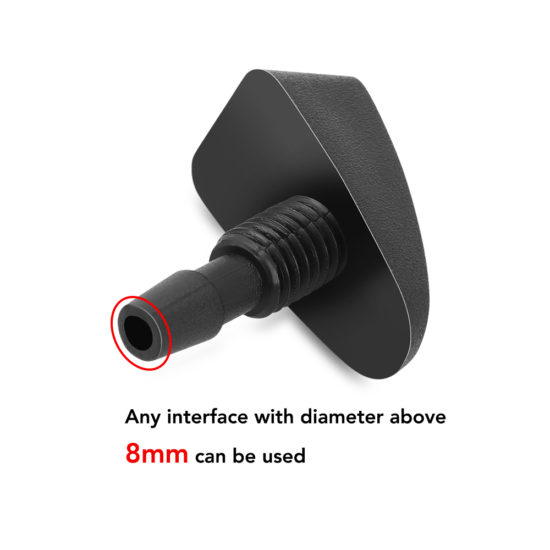 2pcs/set Car Universal Sprayer Kits Sprinkler Windshield - Image 4