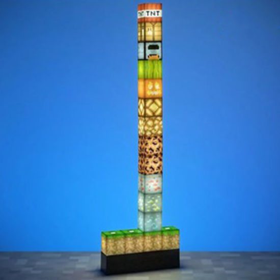 Square Building Block Lamp From Minecraft Game Lamp Usb For Night Light Table-Party-Bedroom Decor - Image 4