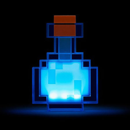 ACE-LITTLES Color Changing Potion Bottle - Lights Up From Minecraft Game