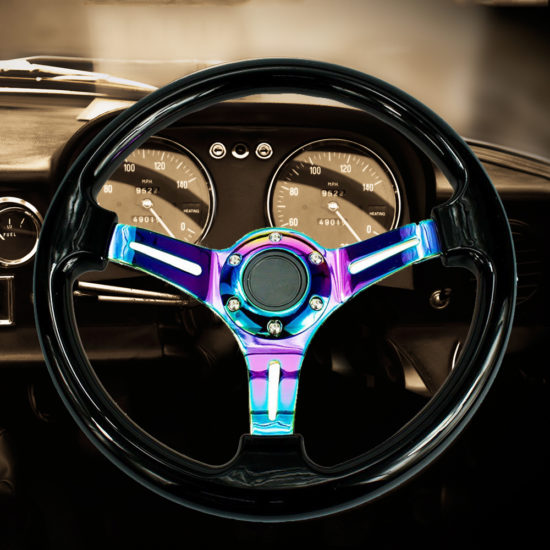 Universal Car Modified Cool Racing Competition Steering Wheel Drifting Racing ABS 14 Inch 350MM