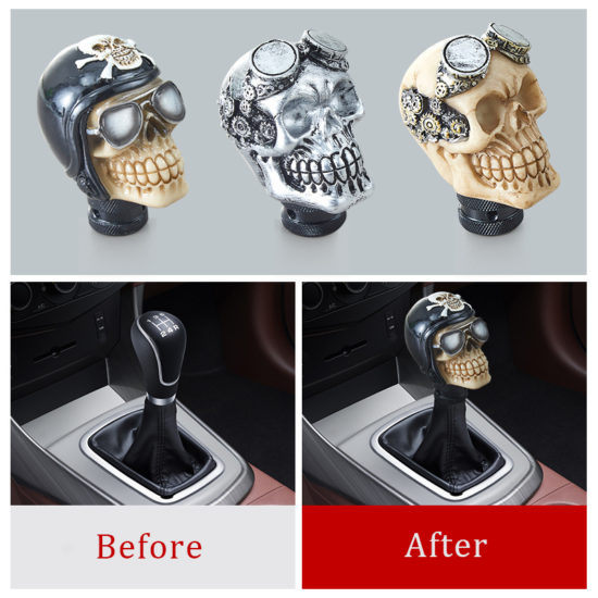 Skull Head Gear Manual Transmission Shift  Creative Design - Image 3