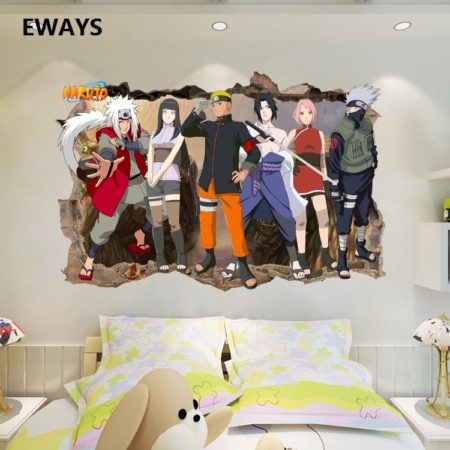Creative wall stickers Anime Naruto perfect like Gift Poster