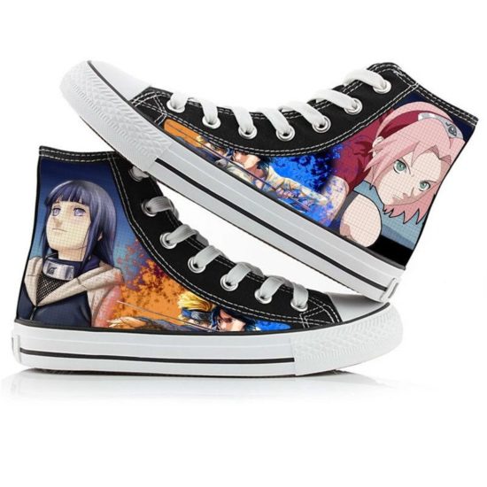 Anime Naruto Itachi Canvas Shoes High Quality Print Student Vulcanized Breathable Shoes - Image 2