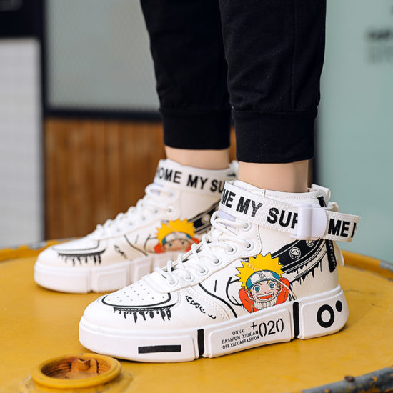 Newest children's non-slip leather running shoes  from Anime Naruto - Image 3
