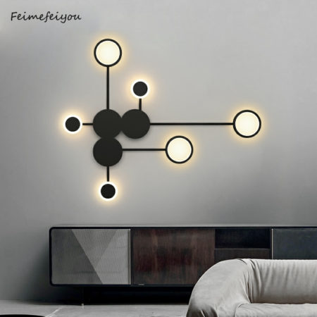 Modern staircase light home decoration for bedside wall sconce minimalist lamps living room bedroom