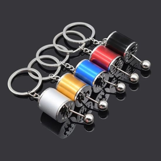 Keychain Style Car Gearbox Manual Transmission Metal Key Creative Keychain - Image 3