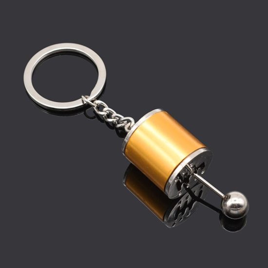 Keychain Style Car Gearbox Manual Transmission Metal Key Creative Keychain - Image 2