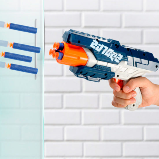 Eva Soft Bullets Guns Toy Air Powered Safety For Kids Soft Bullet Head Foam Indoor Shooting Game - Image 2