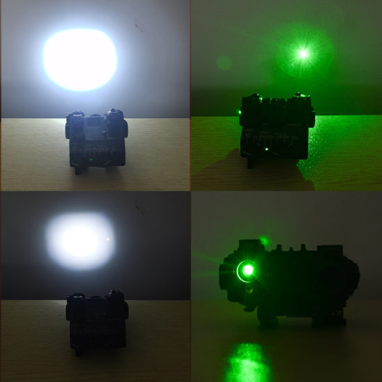 Flashlight Laser Tactical Red Green Dot Double Beam Aiming Guns Weapon AR15 Gun Light No Infrared - Image 3