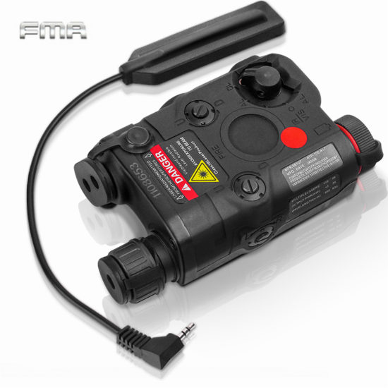 Battery Box Red Dot Laser+White LED Flashlight+ IR Night Vision 20mm Rail Hunting Rifle Airsoft PEQ
