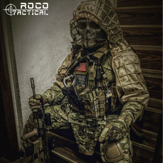 ROCOTACTICAL Custom Camouflage Jacket Hooded Collateral Military Sniper Viper Like Black Ops Game