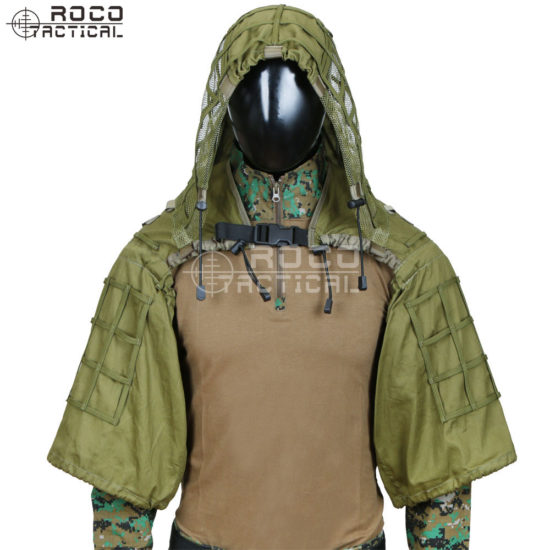 ROCOTACTICAL Custom Camouflage Jacket Hooded Collateral Military Sniper Viper Like Black Ops Game - Image 2