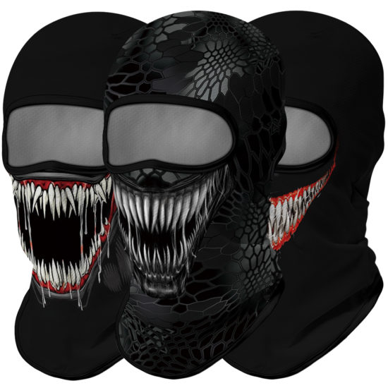 Army Full Face Mask For Balaclava Bandana Venom Buff Neck Gaiter Scarf Biker Breathable