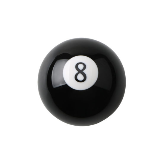 Universal Acrylic Black 8 Ball Gear Knob Short Shifter Knob, For mostly Car - Image 2