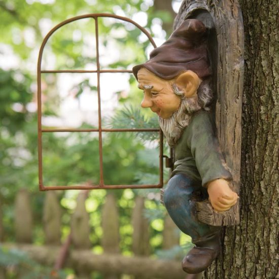 Old Man Dwarf Statue Resin Sculptures For Garden Decoration