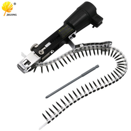 Automatic Chain Gun, Adapter Screw Gun for Electric Drill Woodworking Tool Cordless Power Drill Attachment