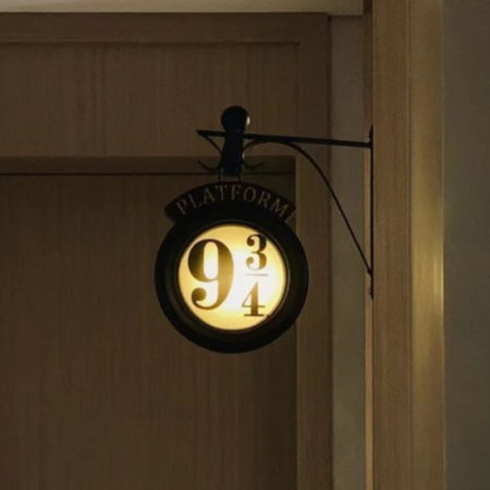Night Light LED Hanging Wall Lamps For Magic Potter's Hogwarts 3D Lamp Harries For Home Room Decor And Gift