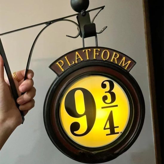 Night Light LED Hanging Wall Lamps For Magic Potter's Hogwarts 3D Lamp Harries For Home Room Decor And Gift - Image 2