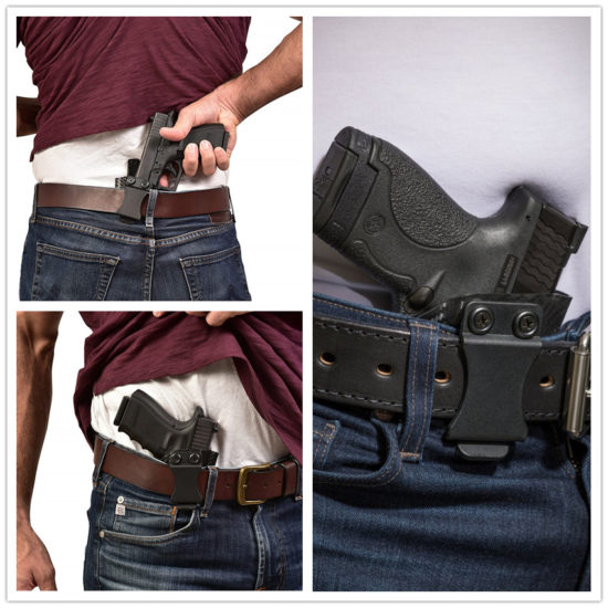 Mag holders Inside The Waistband kydex IWB Holster For Taurus TS9 9mm caliber charger port Concealed Carry