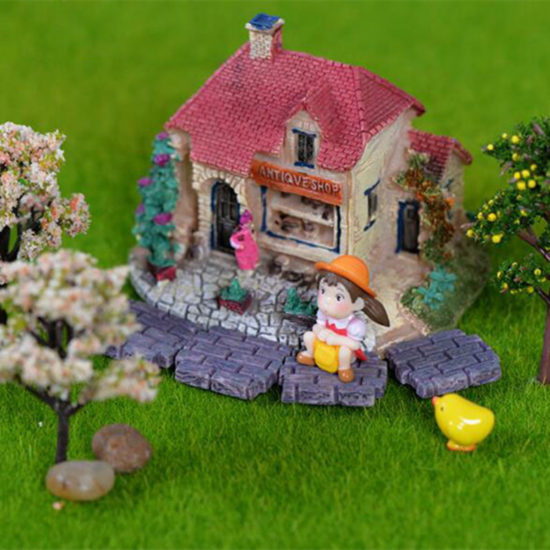 Wall Brick Miniature Garden Decor, Fairy Home Houses Decoration Crafts DIY Accessories - Image 3