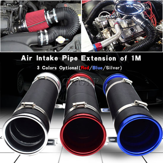 Universal Pipe 76mm Multi Flexible Turbo Cold Air Intake Hose Car Kit Turbocharger Intake Charger