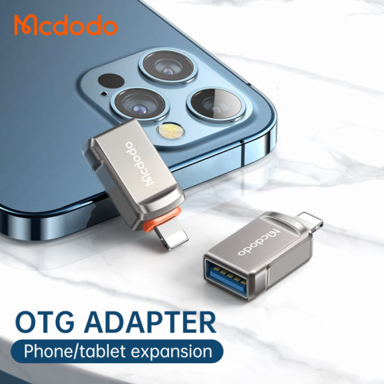 Macdodo USB 3.0 data adapter for Apple phones to run flash memory and hard disks and run most devices with USB
