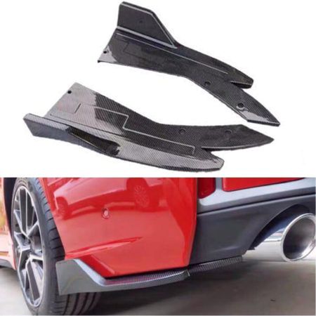 2PCS Car Rear Bumper Lip Winglets Side Wing Auto Decorative Kit