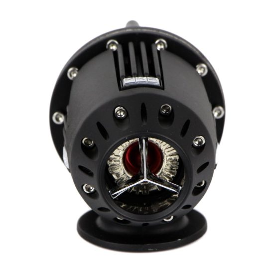 Universal Turbo Blow Off Valve for HKS VI SSQV BOV Aluminum Pull-Type With Adapter Black Silver - Image 2