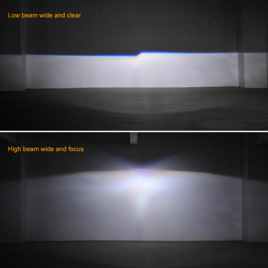 Silver Black H1 Xenon LED Bulb H4H7 2Pcs 2.5 Inch For Headlight Motorcycle And Cars - Image 3
