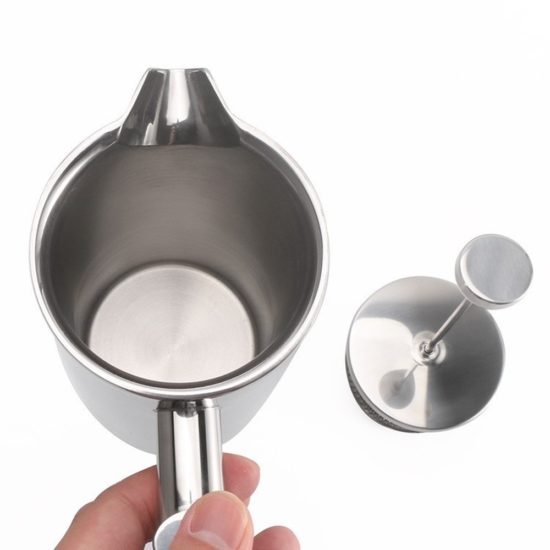 French Press Stainless Steel Double Wall French Coffee Maker Manual Coffee Maker  350/800/1000ml - Image 2