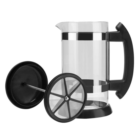 Pot Coffee Maker Kettle 1000ML French Press Coffee/Tea Brewer Stainless Steel Glass Thermos Barista Tools Coffee Carafe - Image 2