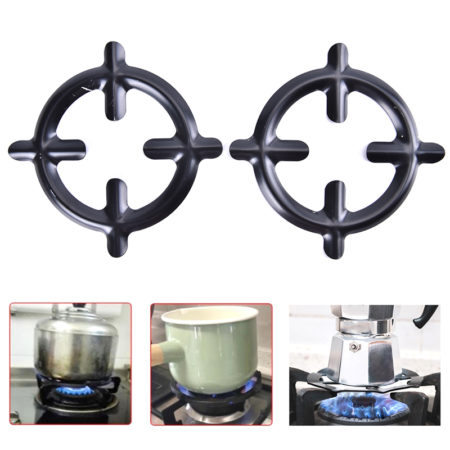 1pc Iron Gas Stove Plate Cooker Coffee Holder Stand Durable Coffee Maker Rack