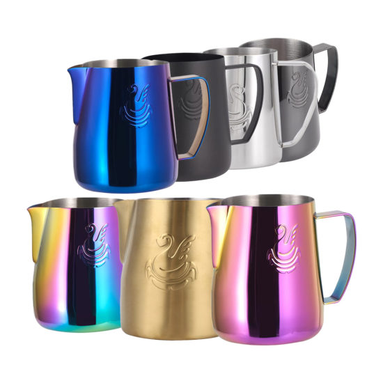 Elegant Stainless Steel Swan Cup Coffee For Cream Maker Barista Craft Espresso Latte Artifact 400/600ML