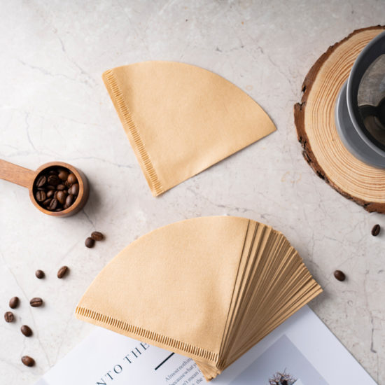 ICafilas Coffee Filter PaperCount Disposable Coffer Filters Natural Cone U - Shaped Unbleached Coffee Filter Fit Coffee Dripp - Image 3