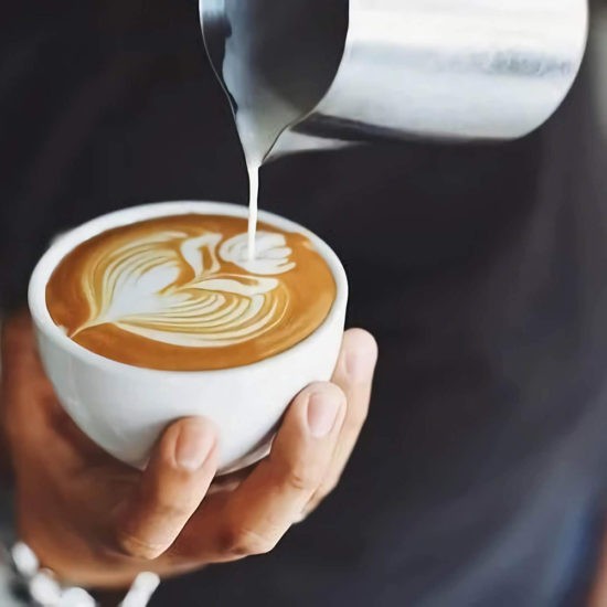 Coffee Latte Milk Frothing Stainless Steel For Espresso Barista Pitcher With Temperature indicator - Image 3