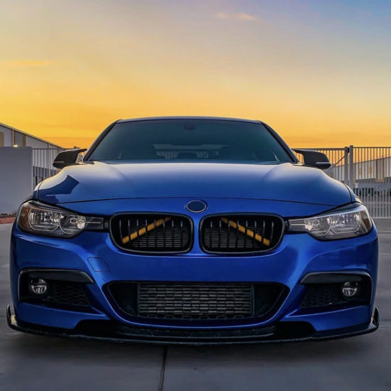 A Pair Front Grille Trim Strips For BMW F30-F31-F32-F33-F34-F36-F20-F21-F22-F23-G29 Car Sport Styling - Image 3