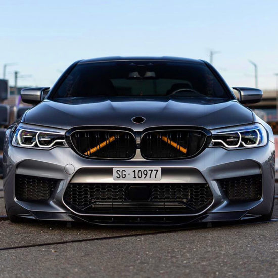 A Pair Front Grille Trim Strips For BMW F30-F31-F32-F33-F34-F36-F20-F21-F22-F23-G29 Car Sport Styling - Image 2