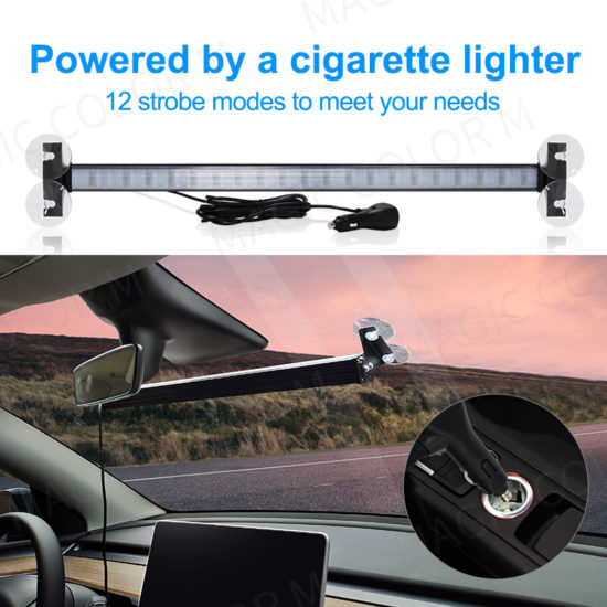 LED Police Lights For Auto Emergency Warning Lamp-80 Traffic Advisor Flashlight Car Accessories - Image 3