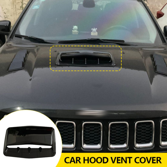 Car Air Flow Intake Hood Decorative 3PCS Cover Air Outlet Hood Universal Auto Exterior Accessories - Image 4